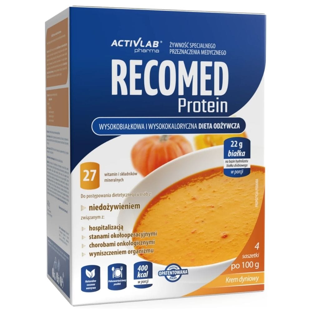 Activlab Pharma RecoMed Protein Pumpkin Cream - 4x100 g