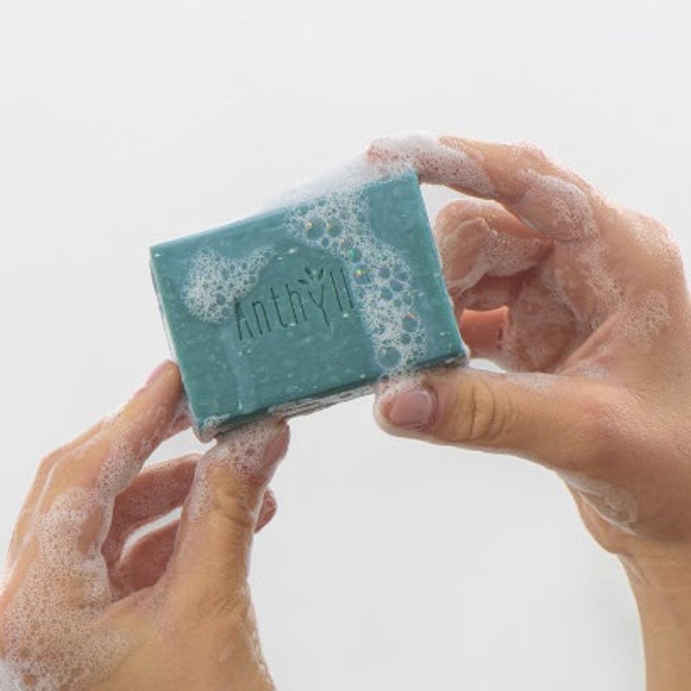 Anthyllis Volume-Boosting Shampoo Bar with Ginger and Spirulina - 80 g