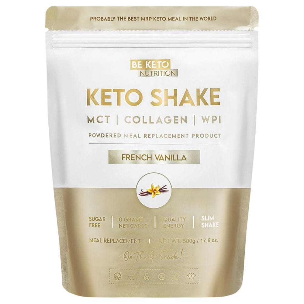 BeKeto Diet Keto Shake, French Vanilla - 500 g