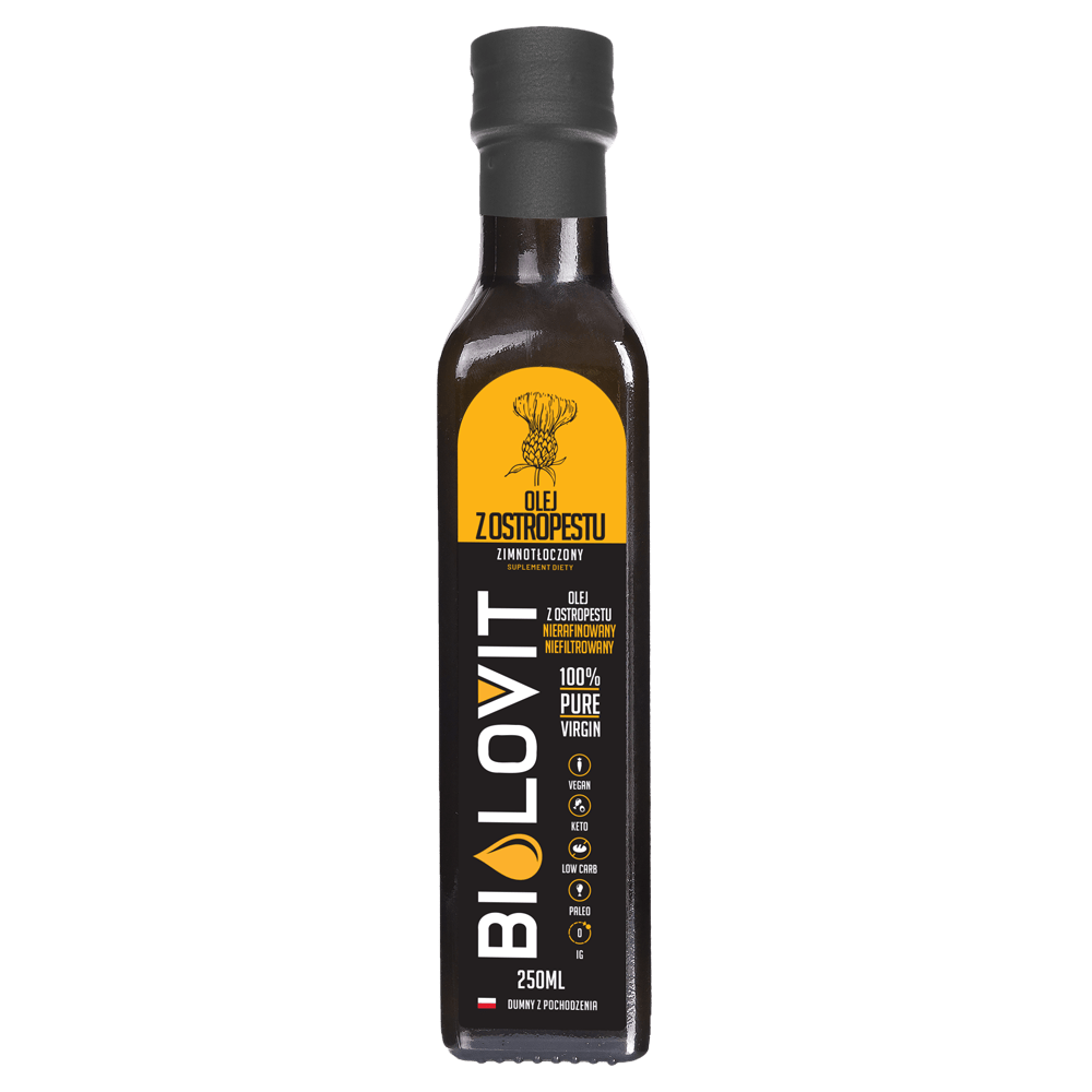 Bilovit Milk Thistle Oil Cold Pressed - 250 ml