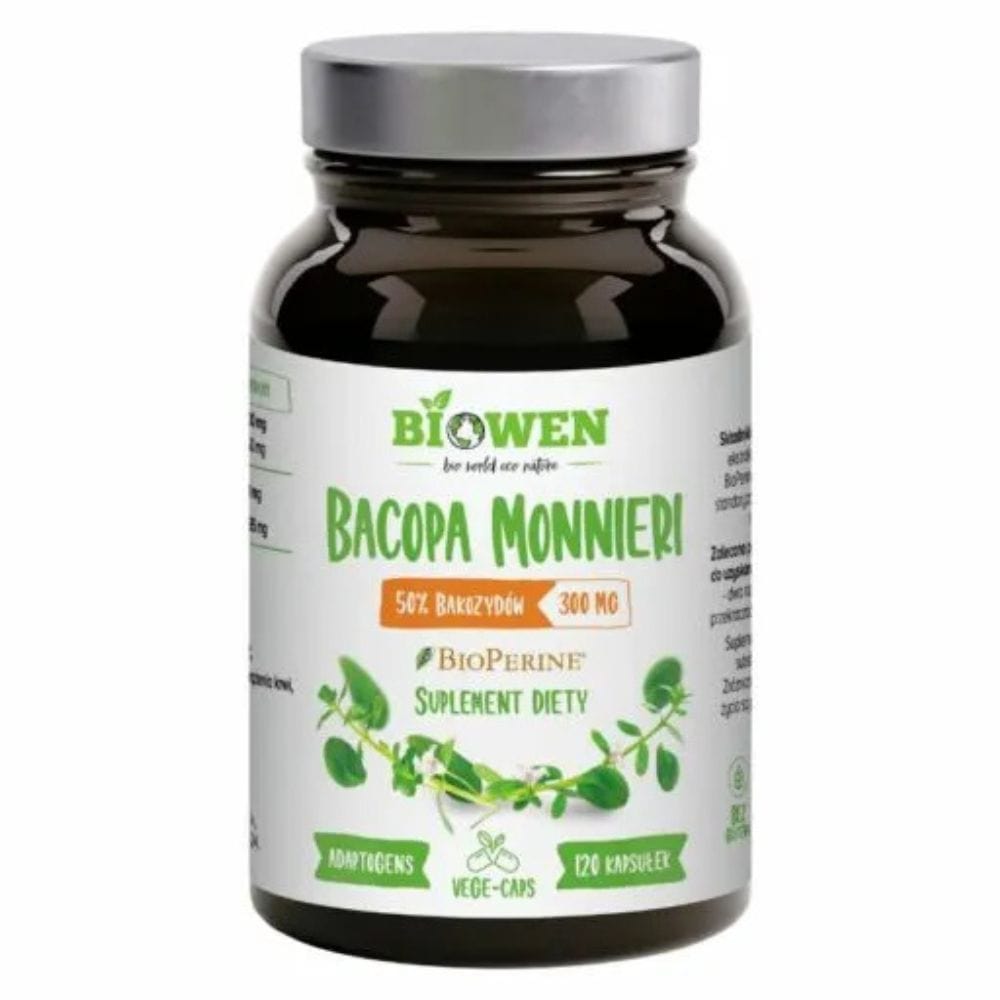 Biowen Bacopa Monnieri, Brahmi 300 mg - 120 capsules