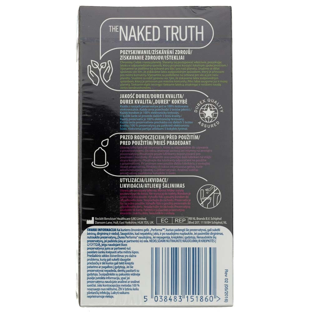 Durex Performa Condoms - 12 pieces