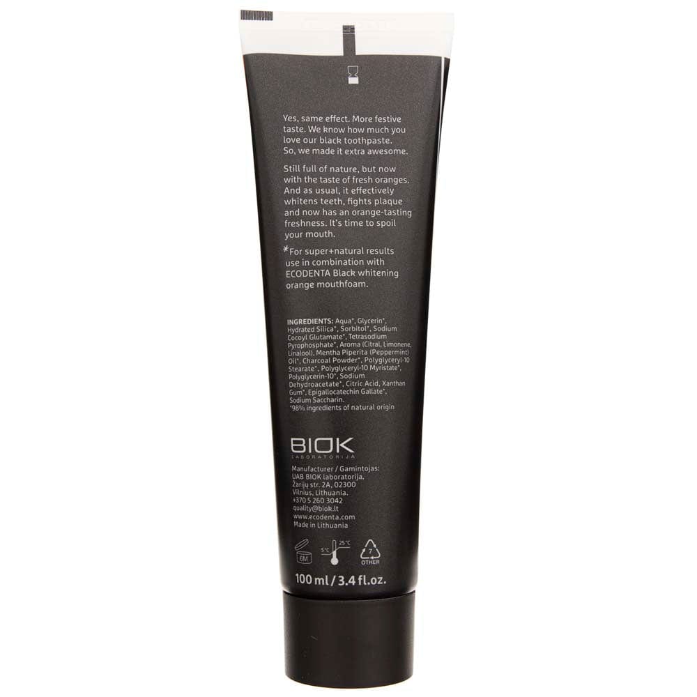 Ecodenta Toothpaste Whitening Black Orange - 100 ml