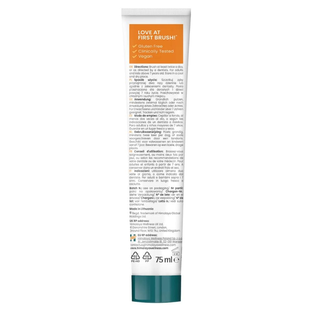 Himalaya Whitening Toothpaste with Turmeric and Coconut Oil - 75 ml