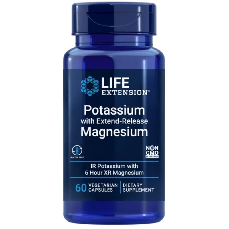 Life Extension Potassium with Extend-Release Magnesium - 60 Capsules