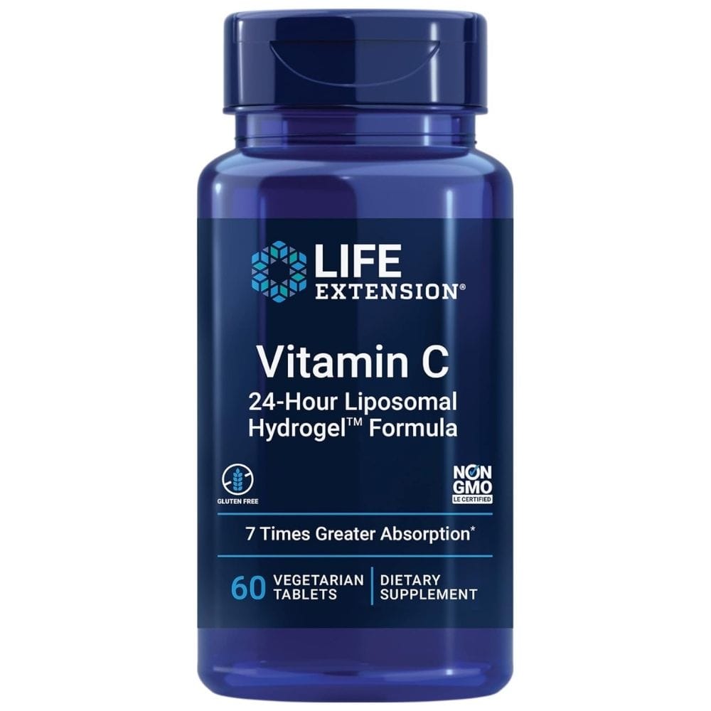 Life Extension Vitamin C 24-Hour Liposomal Hydrogel™ - 60 Tablets