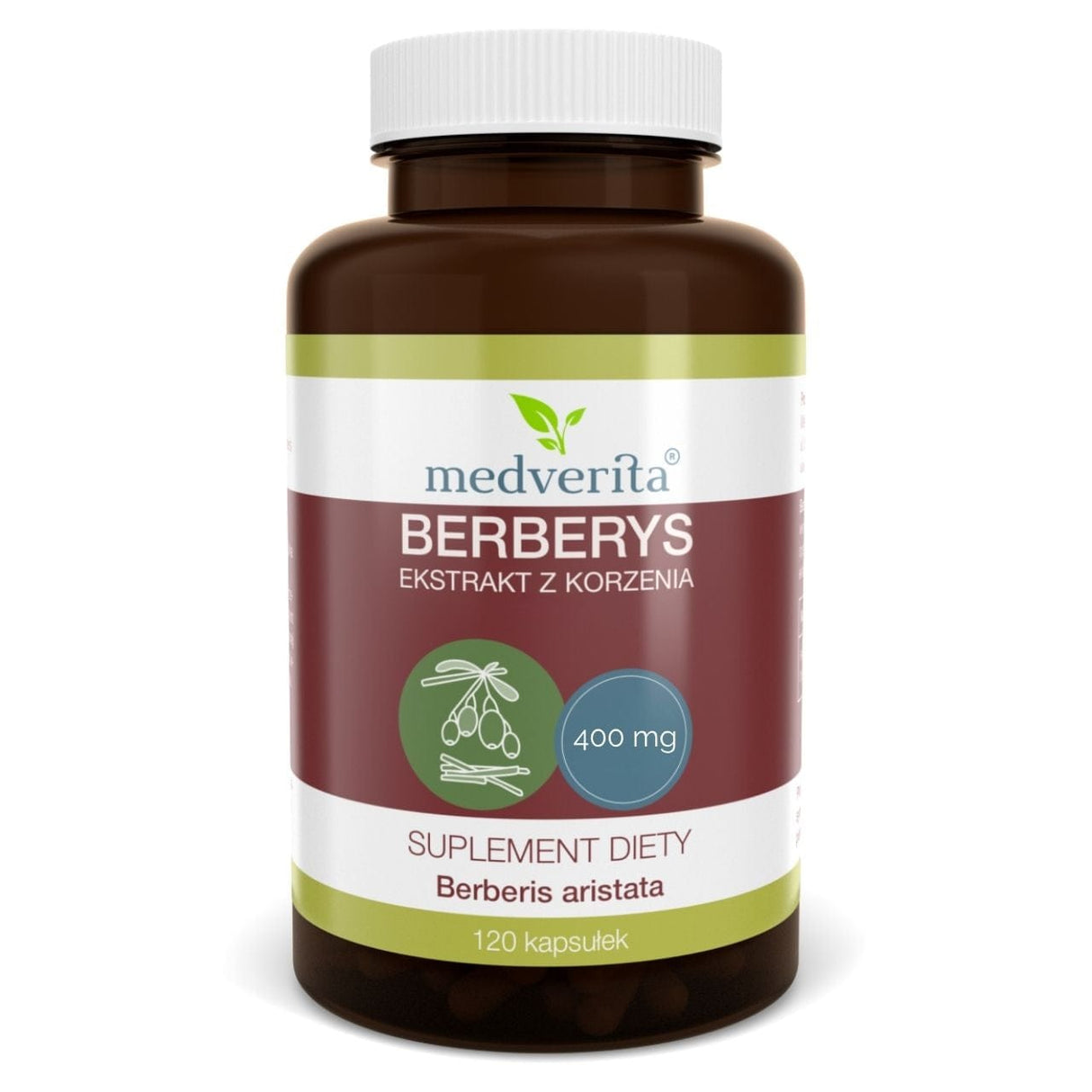 Medverita Berberis 400 mg - 120 Capsules