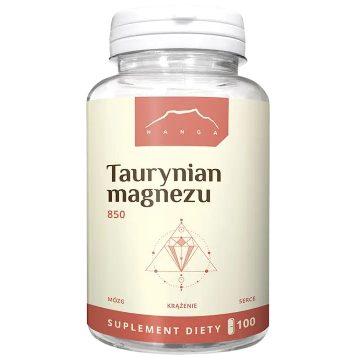 Nanga Magnesium Taurinate 850 mg - 100 Capsules