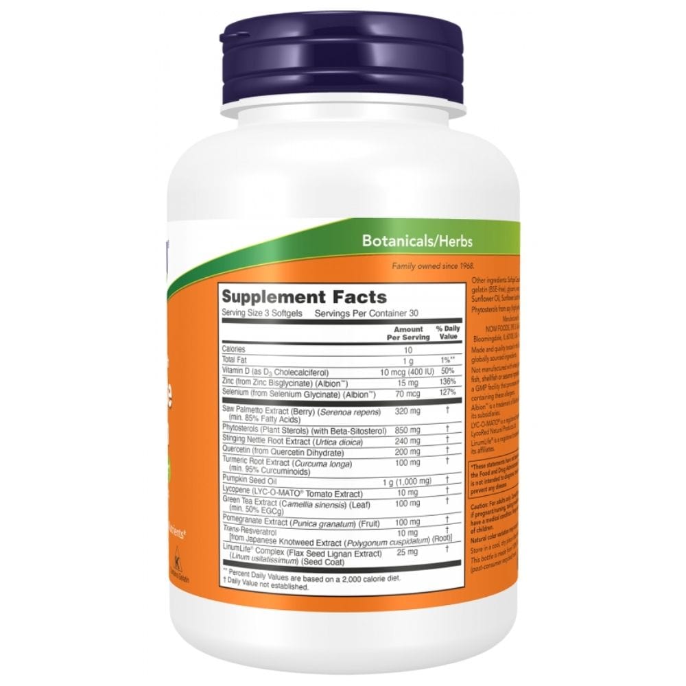 Now Foods Prostate Health - 90 Capsules