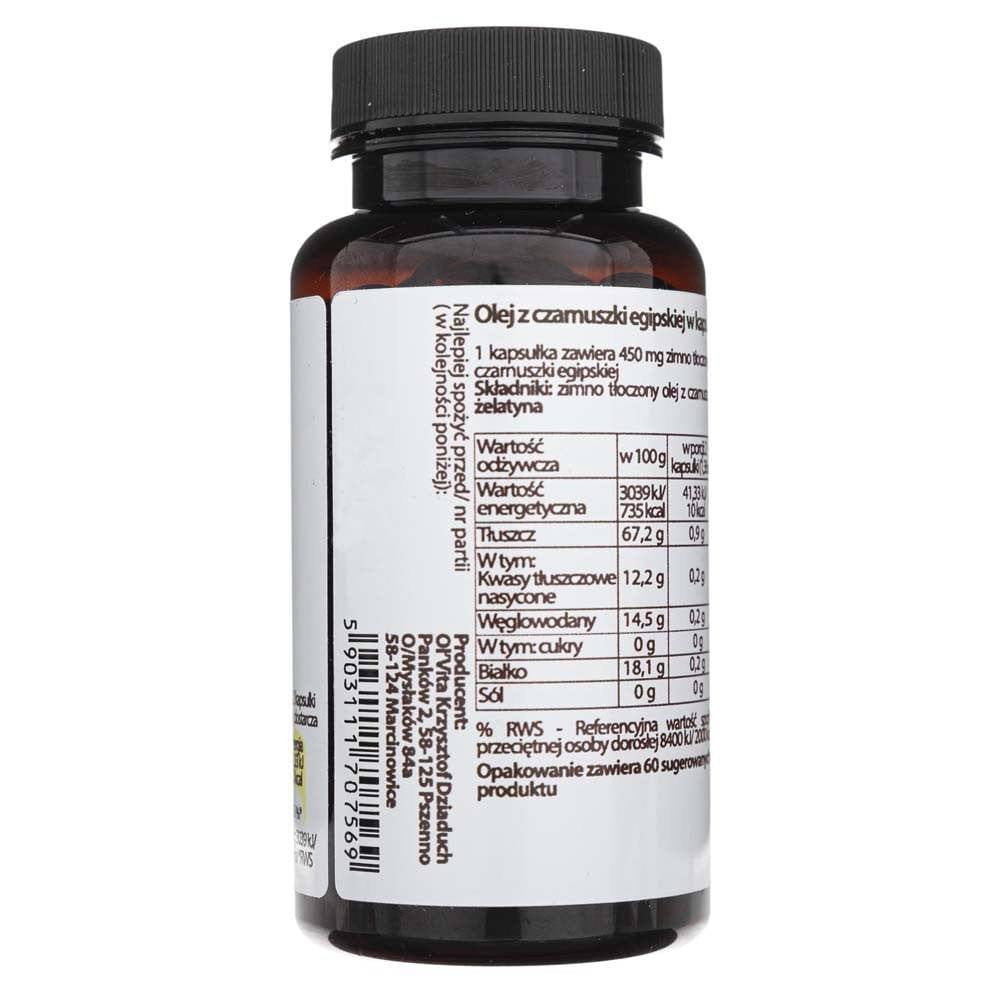 Olvita Black Cumin Oil - 120 Capsules
