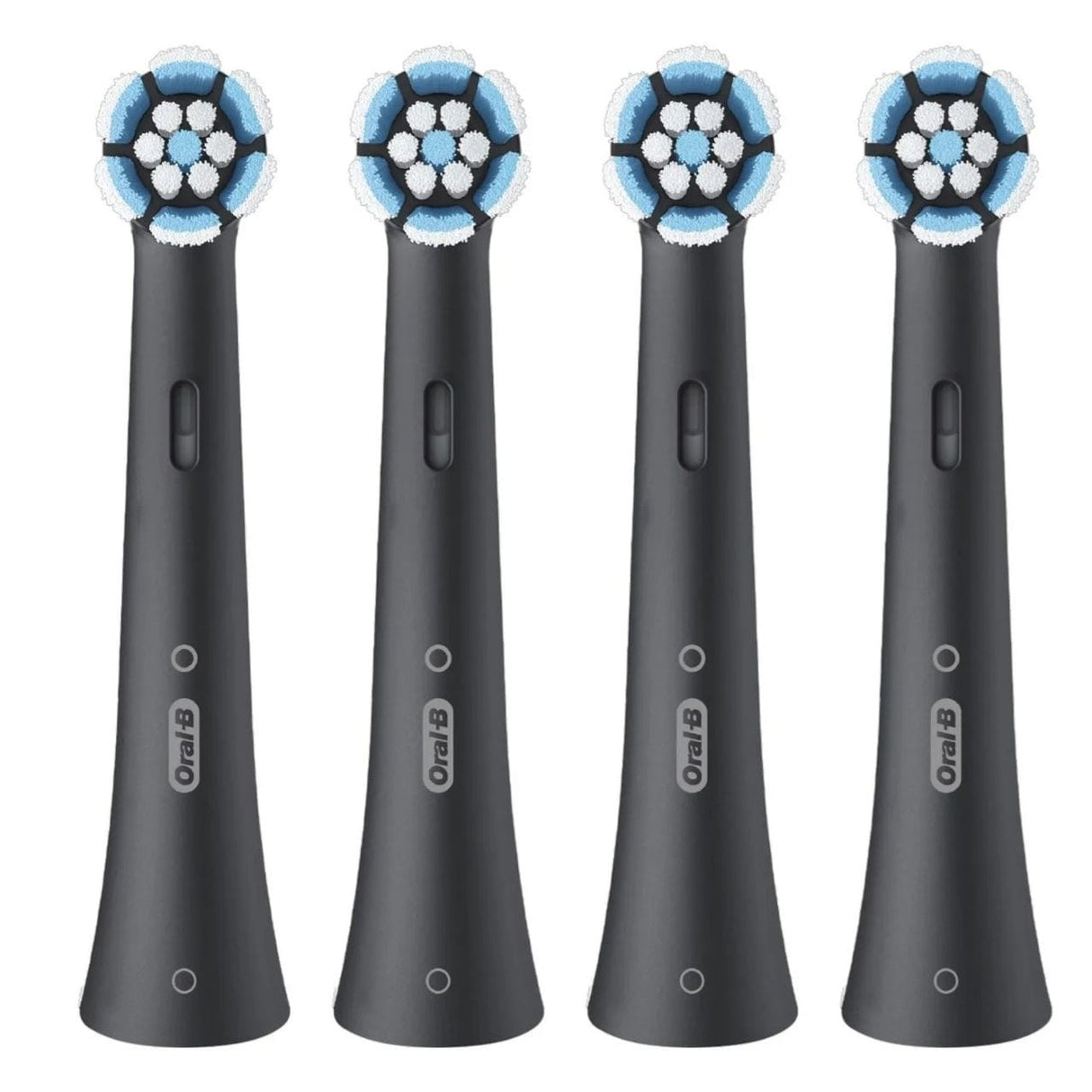 Oral-B Heads iO Gentle Care Electric Toothbrush Heads, Black - 4 Pieces