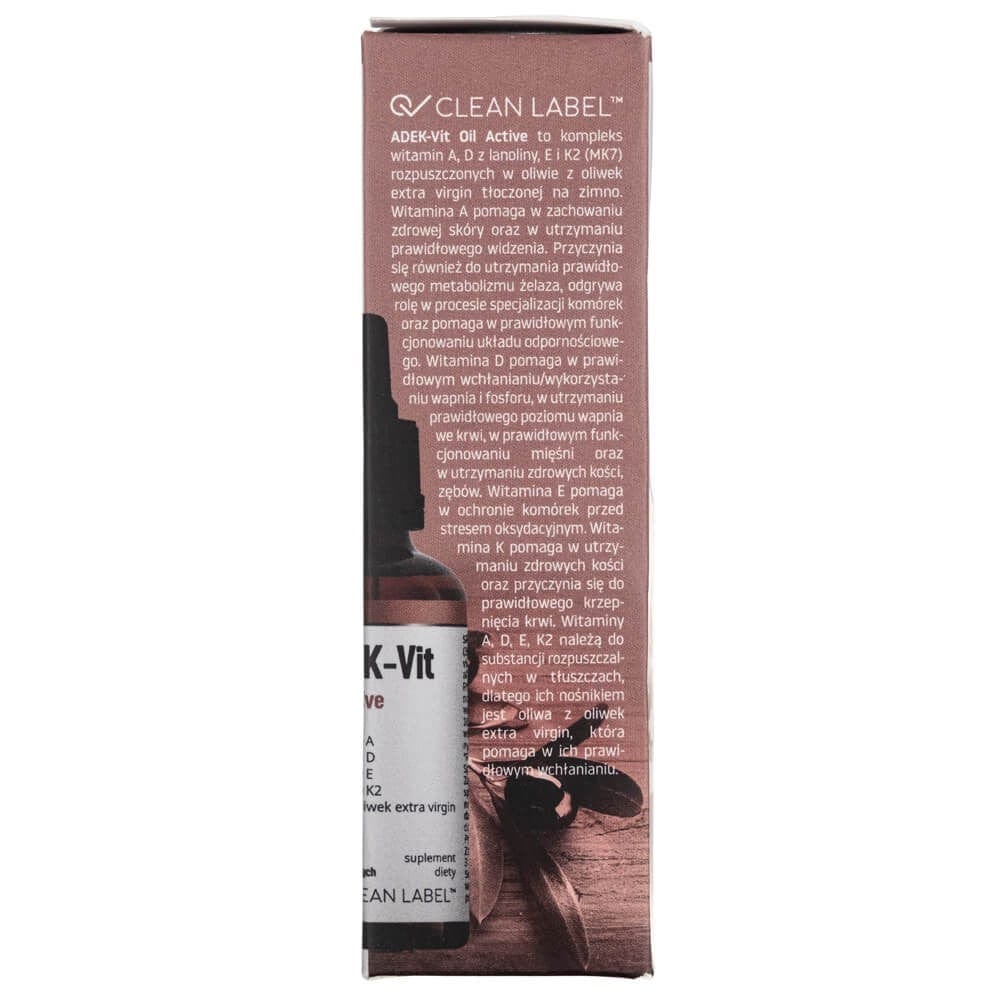PharmoVit ADEK-Vit Oil Active, Vitamins in Drops - 30 ml