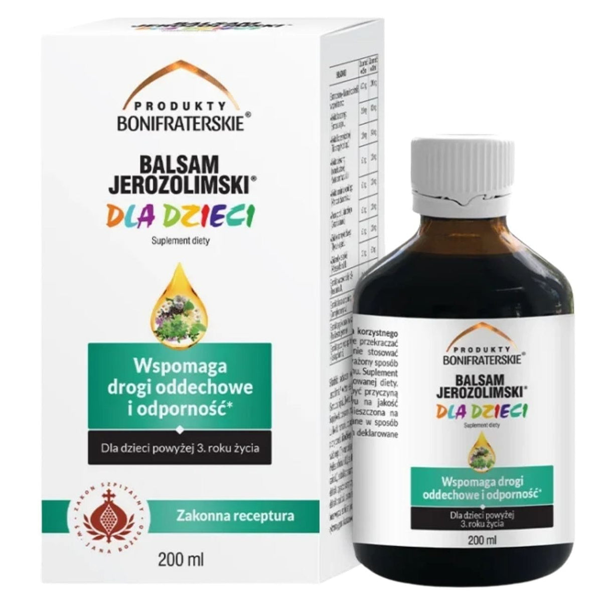 Produkty Bonifraterskie Jerusalem Balsam for Children Syrup - 200 ml