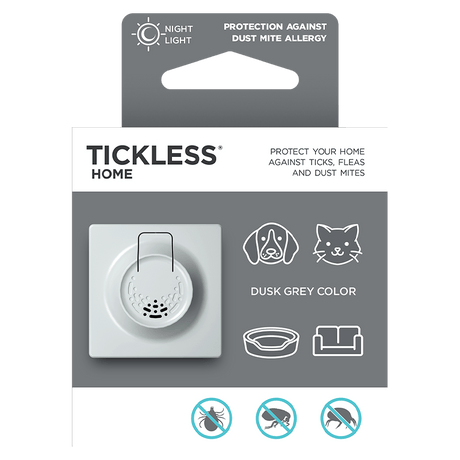 Tickless Home Ultrasonic Tick and Flea Repeller for Home - Grey