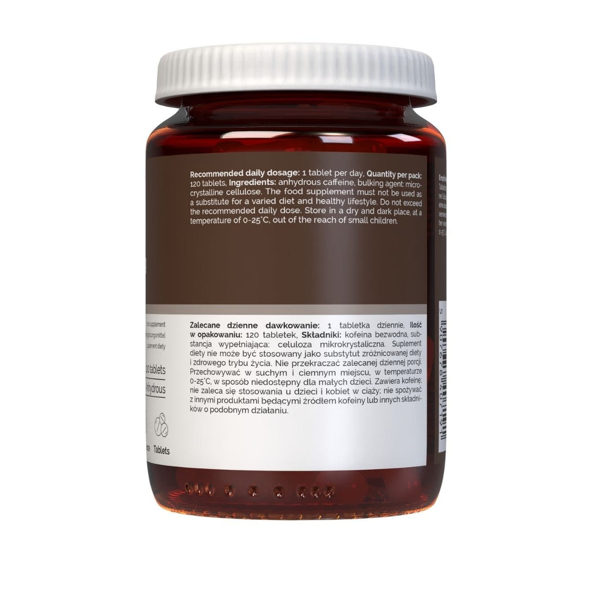 Vitaler's Caffeine 200 mg - 120 Tablets