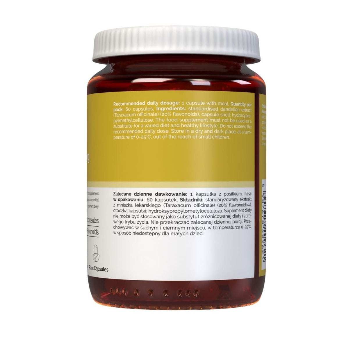 Vitaler's Dandelion Extract 500 mg – 60 Capsules