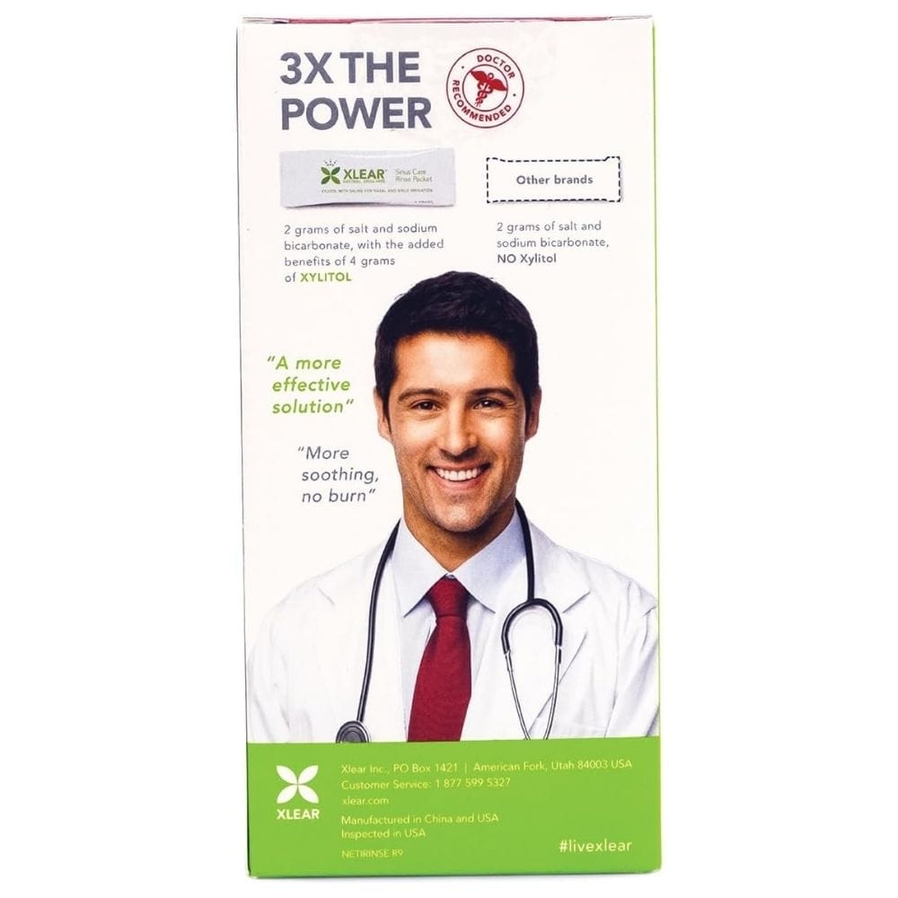Xlear Natural Sinus Rinse System with Xylitol