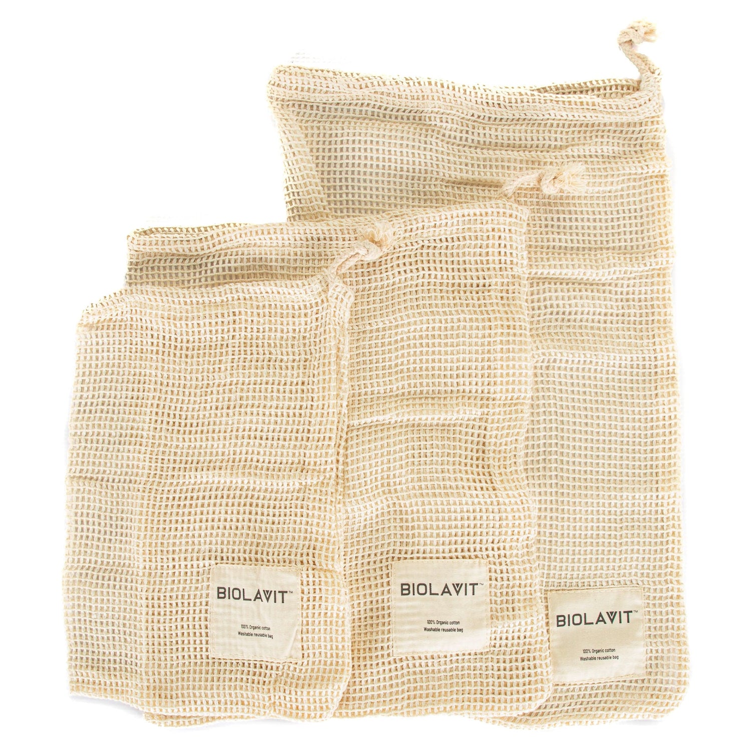 Bilovit Zero Waste Shopping Bag set - 3 pieces