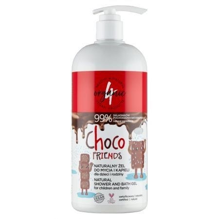 4organic Baby and Family Wash and Bath Gel Choco - 1 L