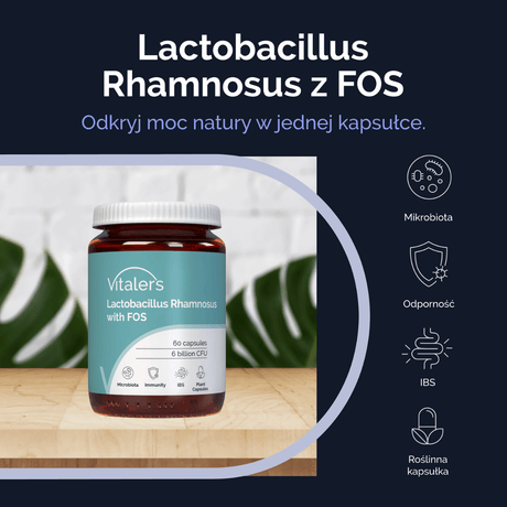 Vitaler's Lactobacillus Rhamnosus with FOS (Probiotic) - 60 Capsules