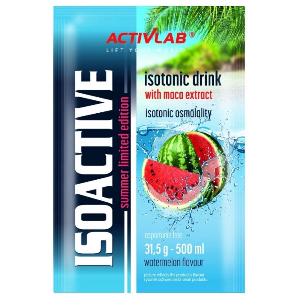 Activlab Isoactive Isotonic with Maca, Watermelon - 20 Sachets