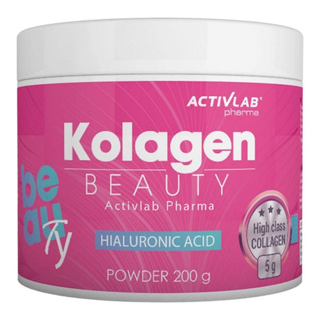 Activlab Pharma Collagen Beauty, Raspberry-Strawberry - 200 g