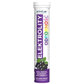 Activlab Pharma Electrolytes Immunity, Blackcurrant - 20 Effervescent Tablets
