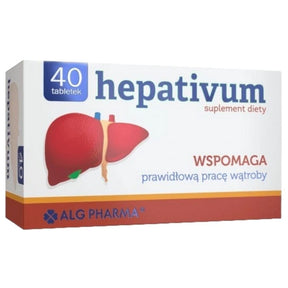 ALG Pharma Hepativum - 40 Tablets