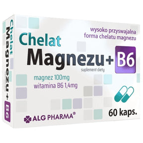 ALG Pharma Magnesium Chelate + B6 - 60 Capsules