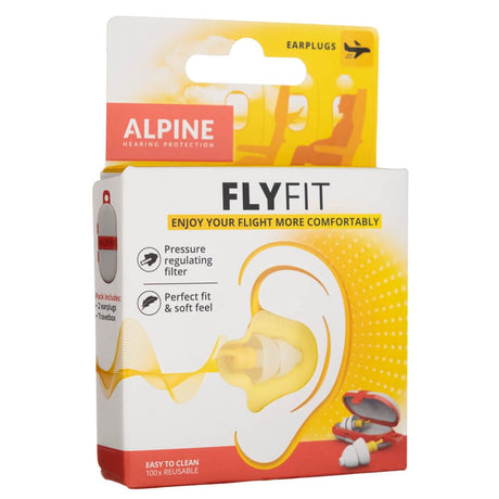 Alpine FlyFit Earplugs for Flying and Travel