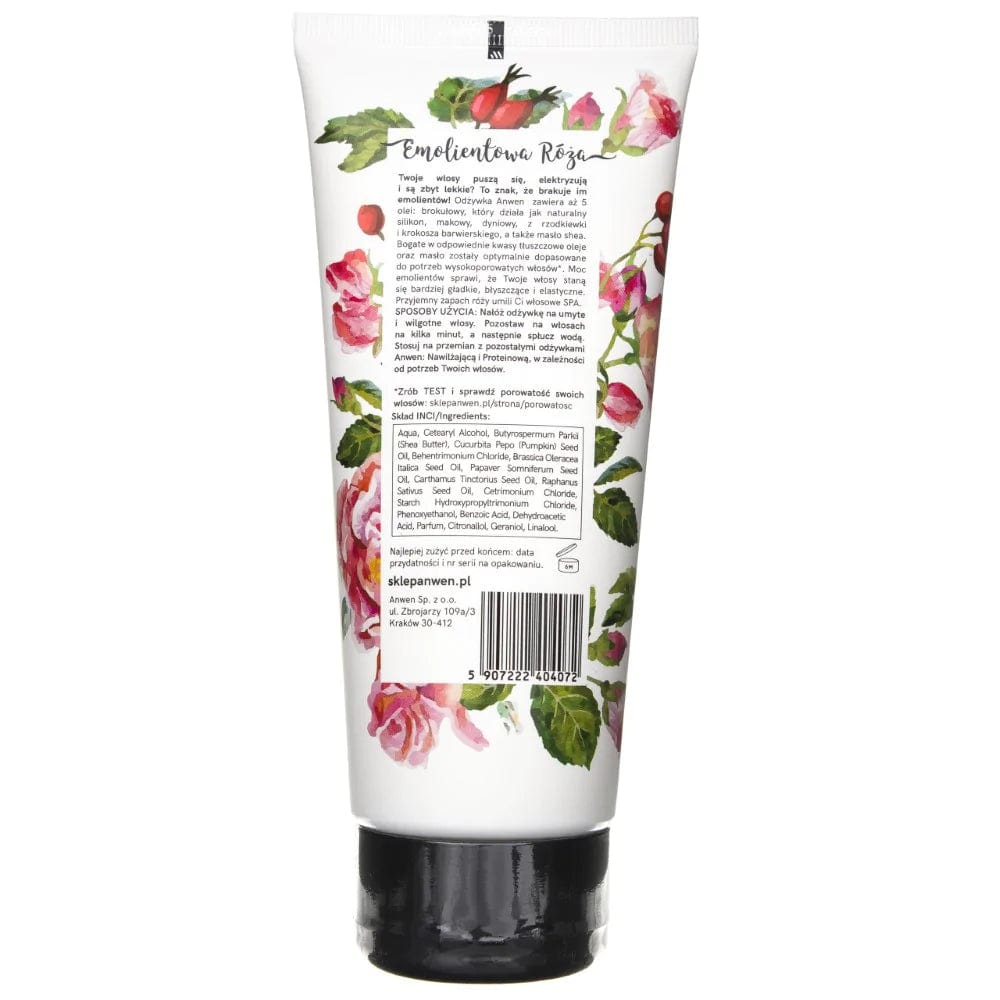 Anwen Emollient Rose Conditioner for High Porosity Hair - 200 ml