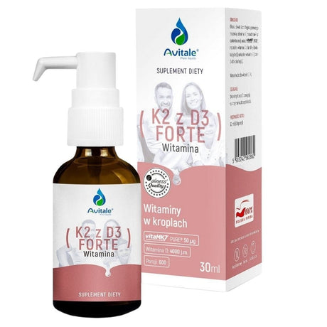 Avitale Vitamin K2 with D3 Forte – 30 ml