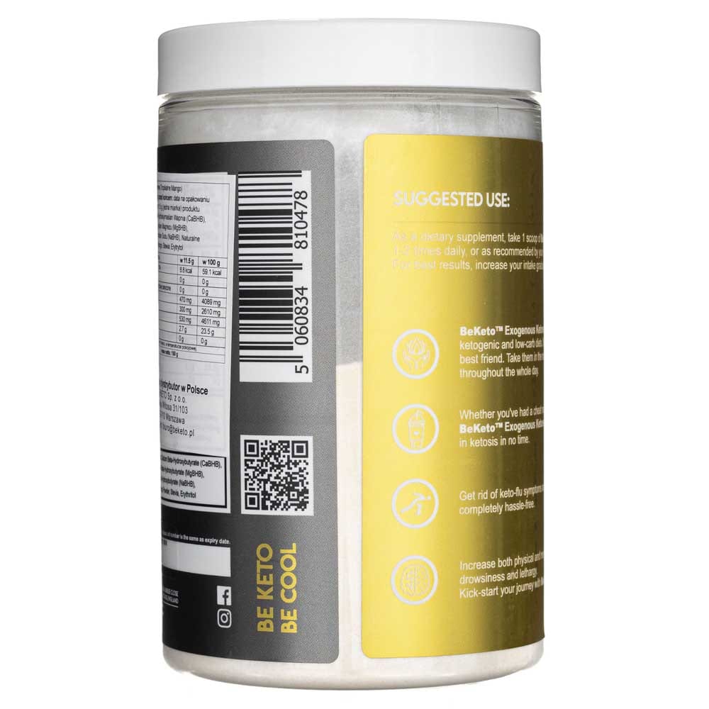 BeKeto Exogenous Ketones, Tropical Mango - 150 g