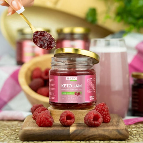 BeKeto Keto Jam, Super Raspberry - 200 g