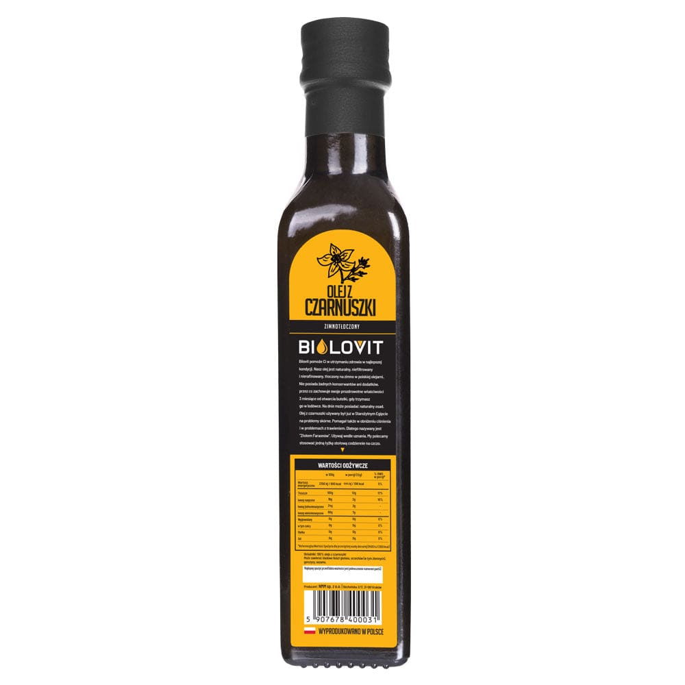 Bilovit Black Cumin Oil Cold Pressed - 250 ml