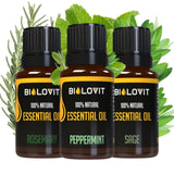 Bilovit Essential Oil Set for Concentration - 3 Pieces