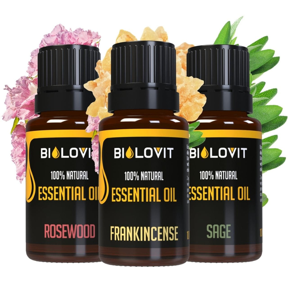 Bilovit Essential Oil Set for Meditation - 3 Pieces