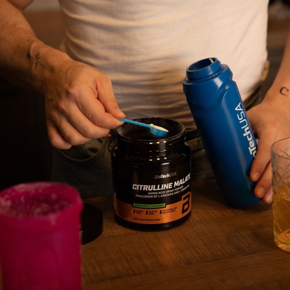 BioTech USA Citrulline Malate, Green Apple Flavoured - 300 g
