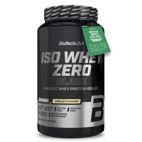 BioTech USA Iso Whey Zero Black, Vanilla Flavoured - 908 g