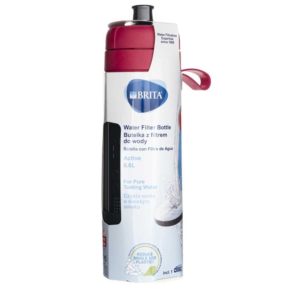 Brita Fill & Go Active Water Filtration Bottle Pink - 0.6 L