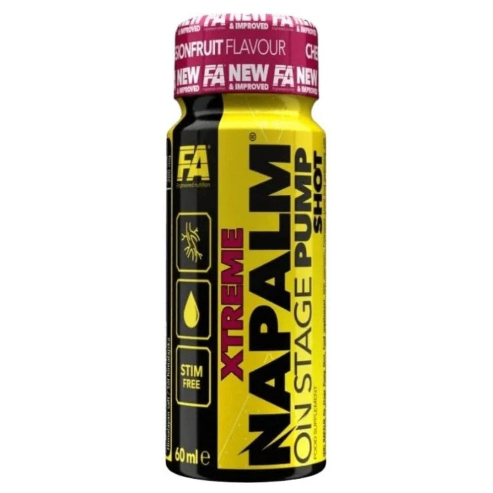 Fitness Authority NAPALM On Stage Pump Shot, Cherry-Passion Fruit - 60 ml