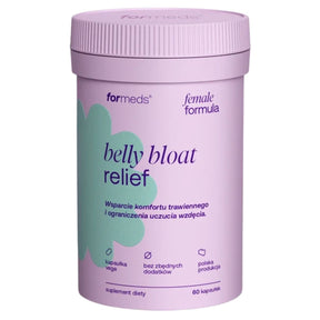 Formeds Female Formula Belly Bloat Relief, Enzyme and Plant Extracts for Women - 60 Capsules