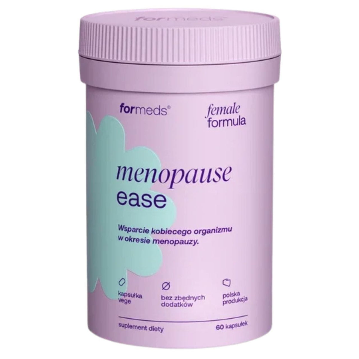 Formeds Female Formula Menopause Ease, Plant Extracts with Calcium and Vitamin D for Women - 60 Capsules