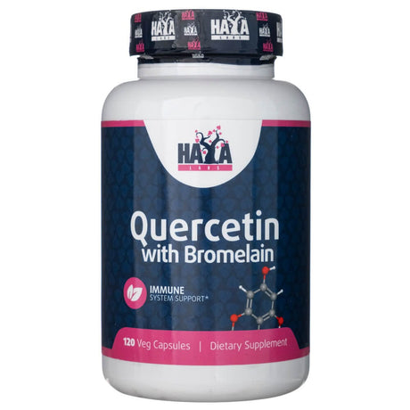 Haya Labs Quercetin with Bromelain - 120 Veg Capsules