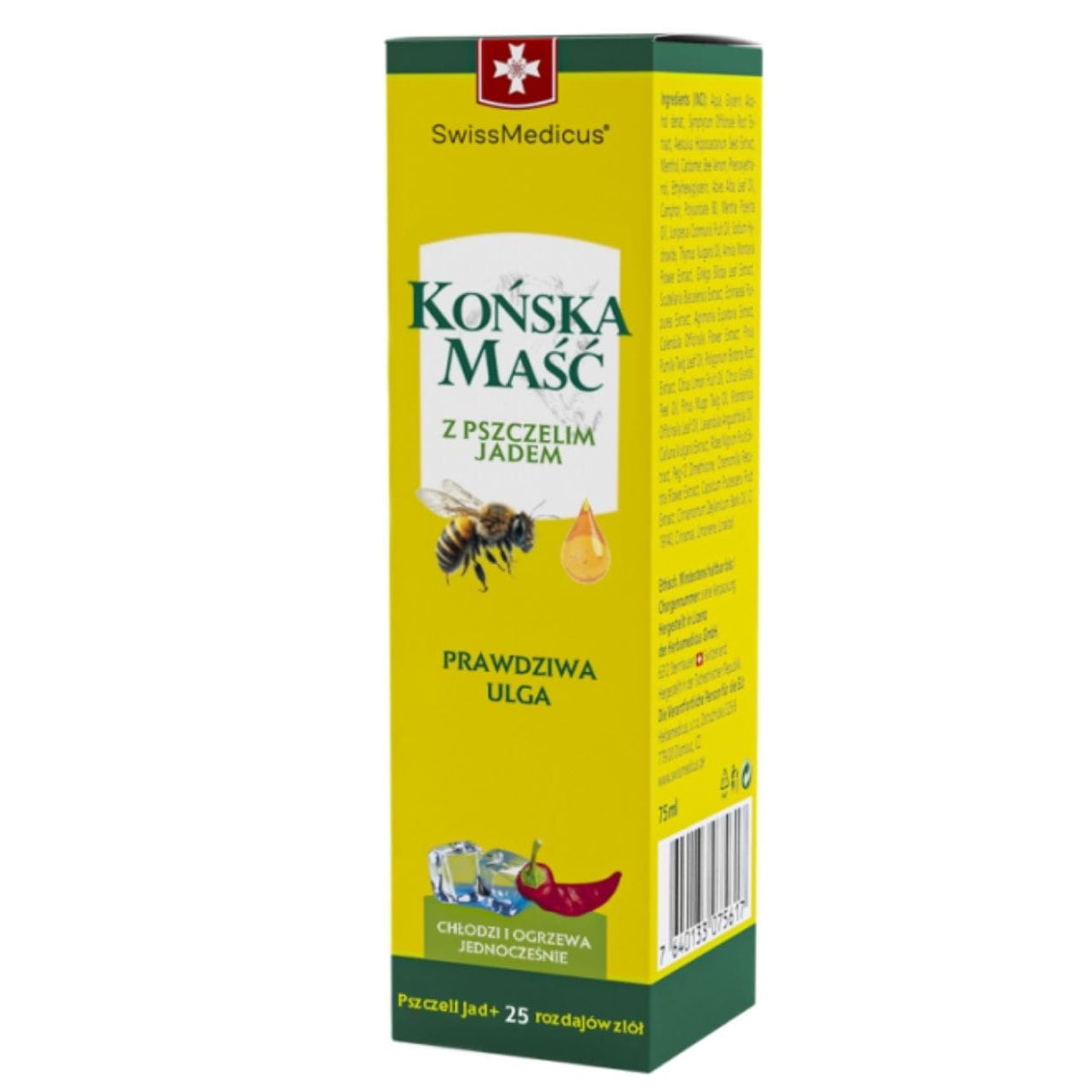Herbamedicus Horse Ointment with Bee Venom - 75 ml