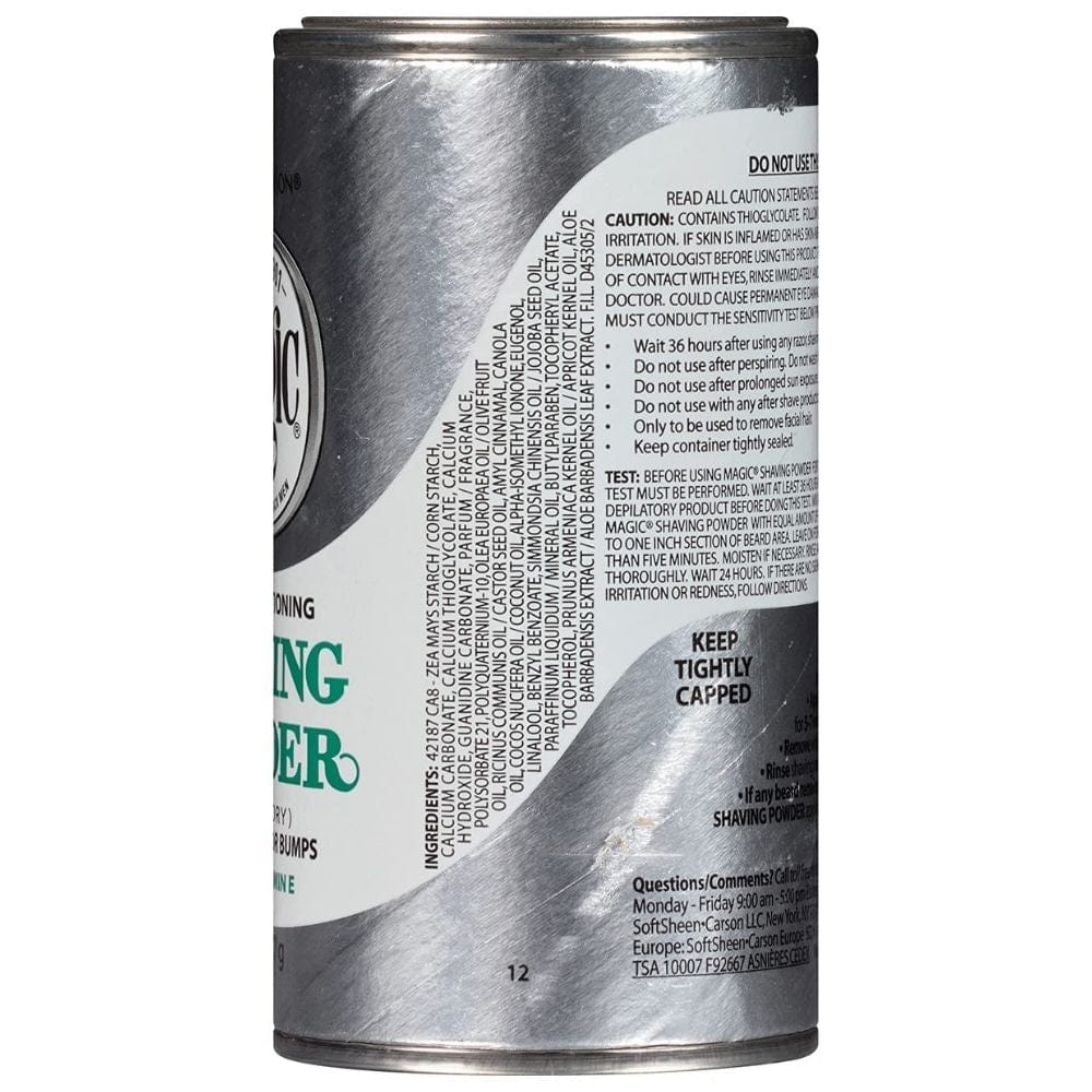 Magic Platinum Shaving Hair Removal Powder with Aloe Vera and Vitamin E - 127 g