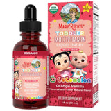 MaryRuth's CoComelon Organic Toddler Multivitamin with Iron, Orange-Vanilla - 30 ml
