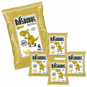 McLloyd's BioSaurus Gluten Free Cheese Corn Crisps - 4x15 g