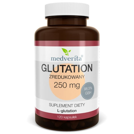 Medverita Glutathione Reduced 250 mg - 120 Capsules