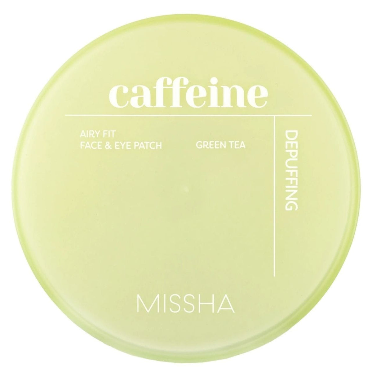 Missha Airy Fit Caffeine Depuffing Face & Eye Patch - 60 Patches